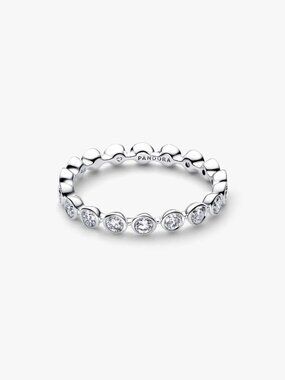 Pandora Era Lab-Grown Diamonds 14k White Gold Eternity Ring